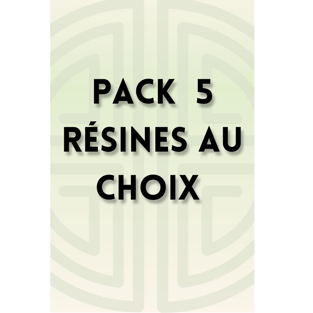 PACK 5 RESINES AU CHOIX